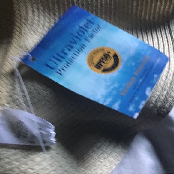 Oh Sunny beige visor hat with carrying bag NWT - Picture 7 of 7